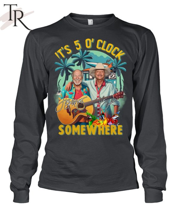 Torunstyle] Jimmy Buffett And Alan Jackson It’s 5 O’Clock Somewhere Unisex T-Shirt