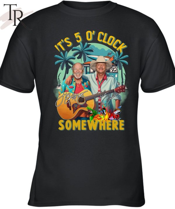 Torunstyle] Jimmy Buffett And Alan Jackson It’s 5 O’Clock Somewhere Unisex T-Shirt