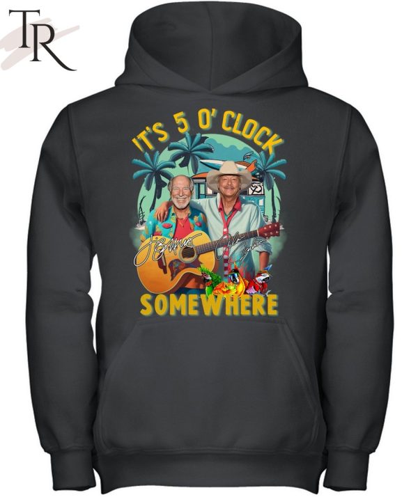 Torunstyle] Jimmy Buffett And Alan Jackson It’s 5 O’Clock Somewhere Unisex T-Shirt