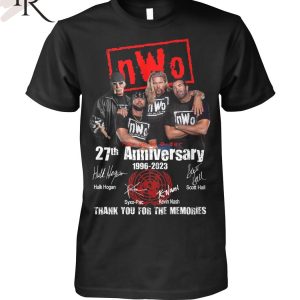 Torunstyle] New World Order 27th Anniversary 1996 – 2023 Thank You For The Memories Unisex T-Shirt