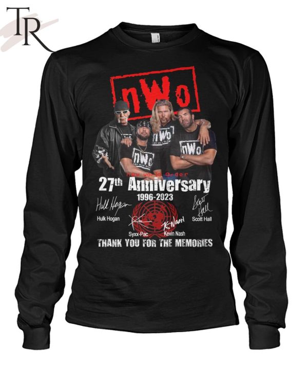 Torunstyle] New World Order 27th Anniversary 1996 – 2023 Thank You For The Memories Unisex T-Shirt