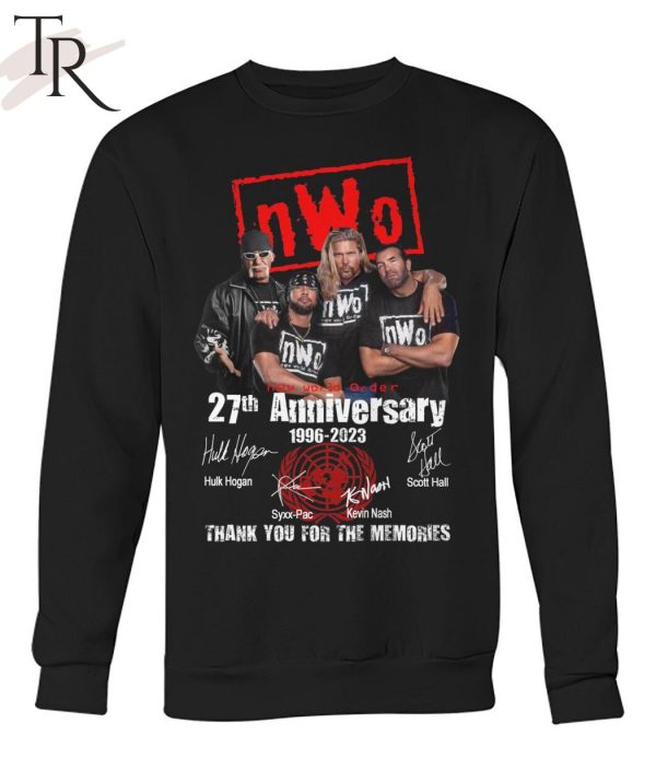 Torunstyle] New World Order 27th Anniversary 1996 – 2023 Thank You For The Memories Unisex T-Shirt