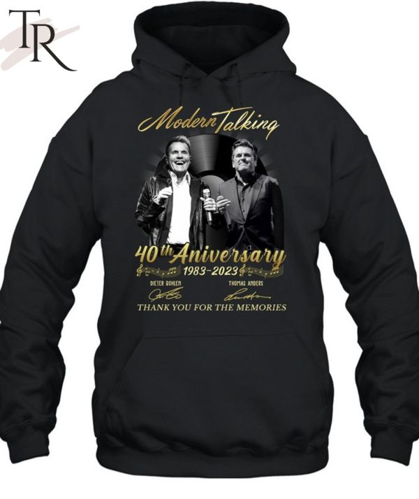 TRENDING] Modern Talking 40th Anniversary 1983 – 2023 Thank You For The Memories Unisex T-Shirt