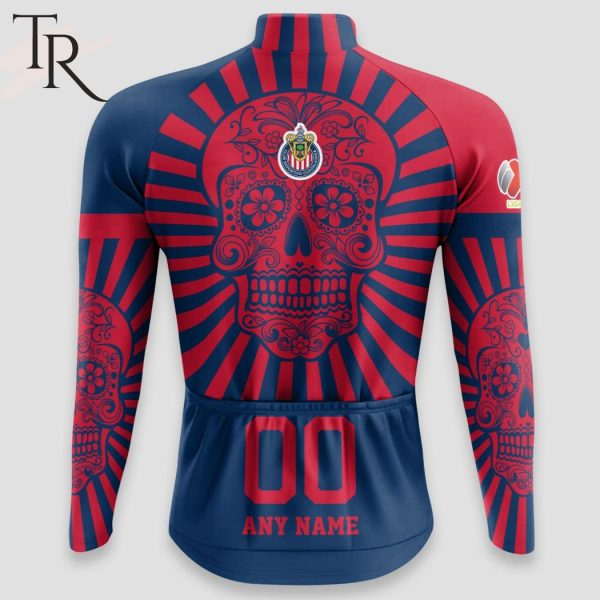 LIGA MX Chivas Guadalajara Special Dia De Muertos Design Cycling Jersey