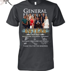 General Hospital 60 Year 1963 – 2023 Thank You For The Memories Unisex T-Shirt