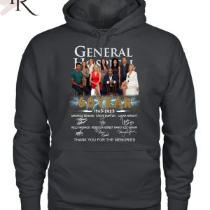 General Hospital 60 Year 1963 – 2023 Thank You For The Memories Unisex T-Shirt