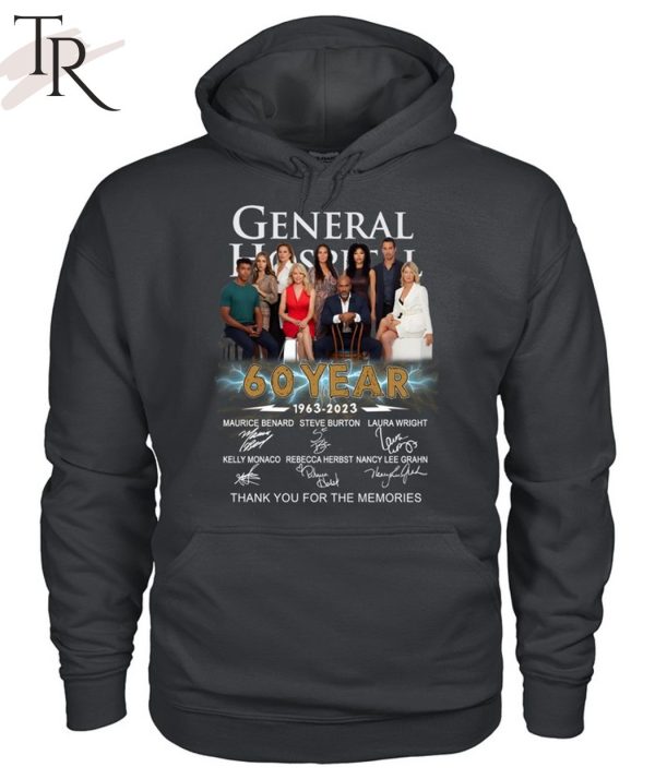 General Hospital 60 Year 1963 – 2023 Thank You For The Memories Unisex T-Shirt