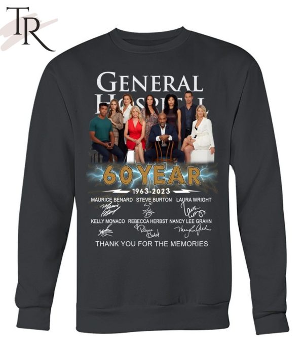 General Hospital 60 Year 1963 – 2023 Thank You For The Memories Unisex T-Shirt