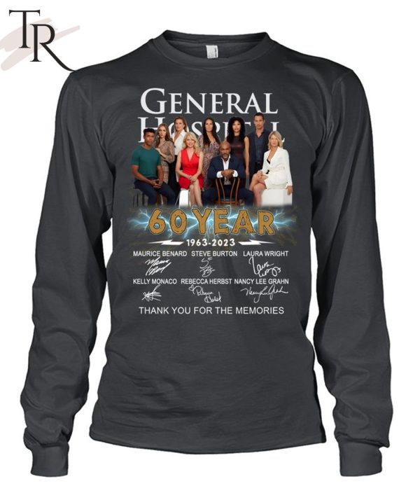 General Hospital 60 Year 1963 – 2023 Thank You For The Memories Unisex T-Shirt