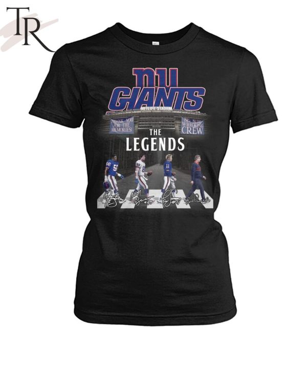 New York Gians The Legends Big Blue Wrecking Thank You For The Memories Unisex T-Shirt