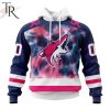 Personalized NHL Anaheim Ducks Special Pink October Fight Breast Cancer Hoodie