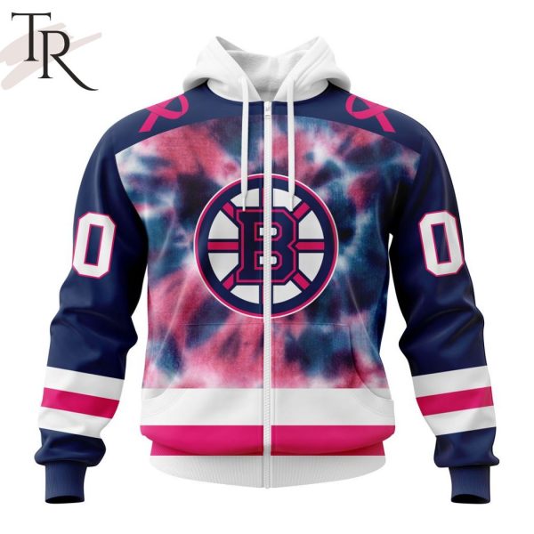 Personalized NHL Boston Bruins Special Pink October Fight Breast Cancer Hoodie