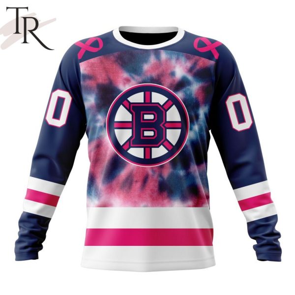 Personalized NHL Boston Bruins Special Pink October Fight Breast Cancer Hoodie