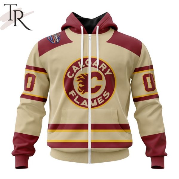 Personalized NHL Calgary Flames 2023 Heritage Classic Concept Hoodie