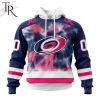 Personalized NHL Calgary Flames Special Pink October Fight Breast Cancer Hoodie