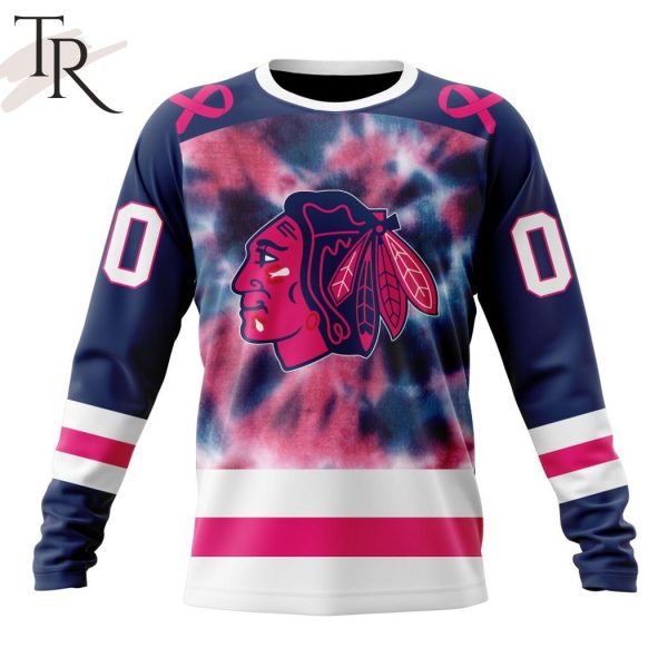 Personalized NHL Chicago Blackhawks Special Pink October Fight Breast Cancer Hoodie