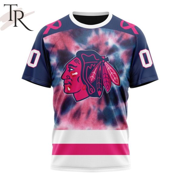 Personalized NHL Chicago Blackhawks Special Pink October Fight Breast Cancer Hoodie