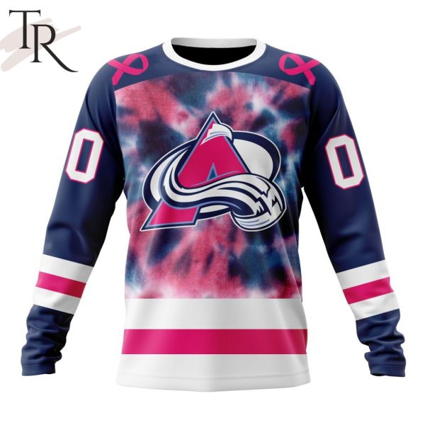 Personalized NHL Colorado Avalanche Special Pink October Fight Breast Cancer Hoodie