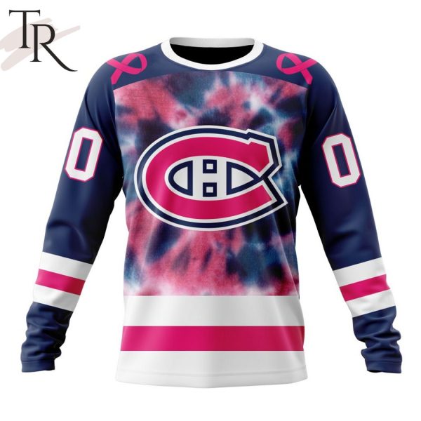 Personalized NHL Montreal Canadiens Special Pink October Fight Breast Cancer Hoodie