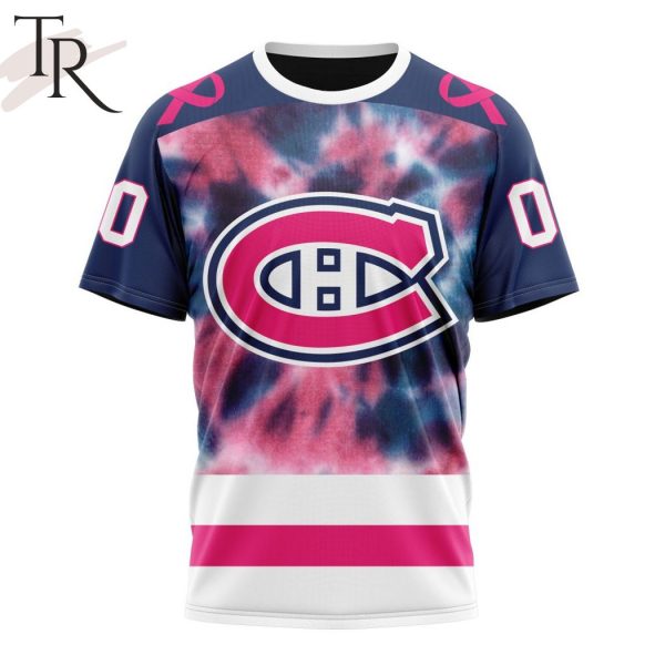 Personalized NHL Montreal Canadiens Special Pink October Fight Breast Cancer Hoodie