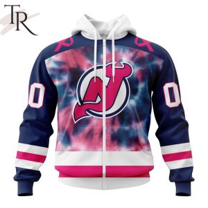 Personalized NHL New Jersey Devils Special Pink October Fight Breast Cancer Hoodie