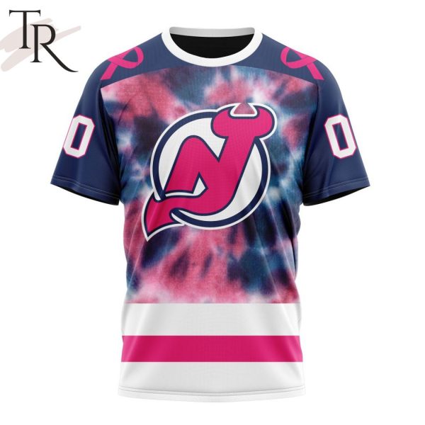 Personalized NHL New Jersey Devils Special Pink October Fight Breast Cancer Hoodie