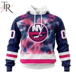 Personalized NHL New York Islanders Special Pink October Fight Breast Cancer Hoodie