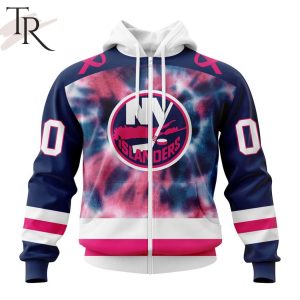 Personalized NHL New York Islanders Special Pink October Fight Breast Cancer Hoodie