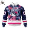 Personalized NHL New York Islanders Special Pink October Fight Breast Cancer Hoodie