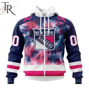 Personalized NHL New York Rangers Special Pink October Fight Breast Cancer Hoodie