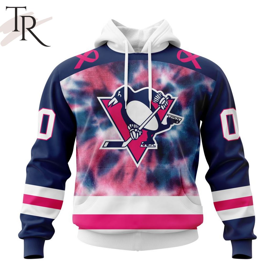 Personalized NHL Pittsburgh Penguins Pink October Fight Breast