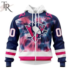 Personalized NHL Pittsburgh Penguins Special Pink October Fight Breast Cancer Hoodie