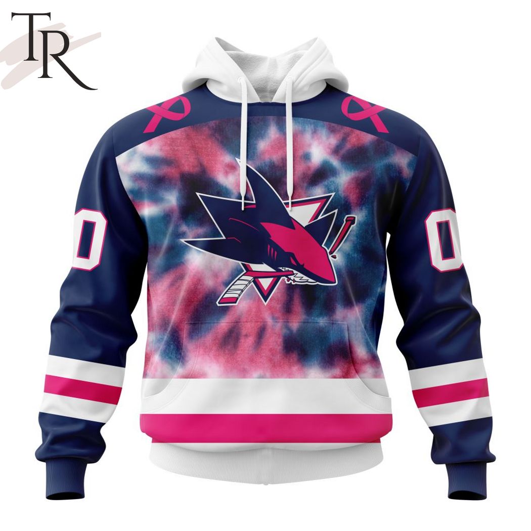 Personalized NHL San Jose Sharks Special Design Fight Ovarian Cancer Hoodie  - Torunstyle