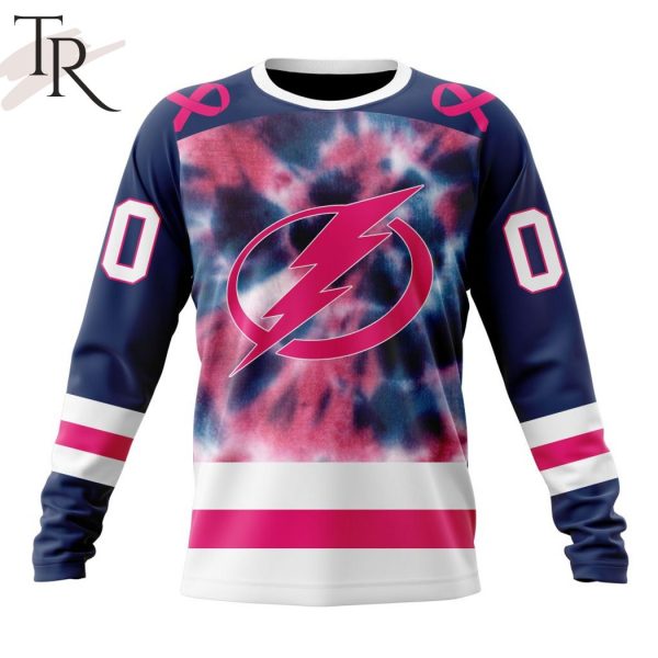 Personalized NHL Tampa Bay Lightning Special Pink October Fight Breast Cancer Hoodie