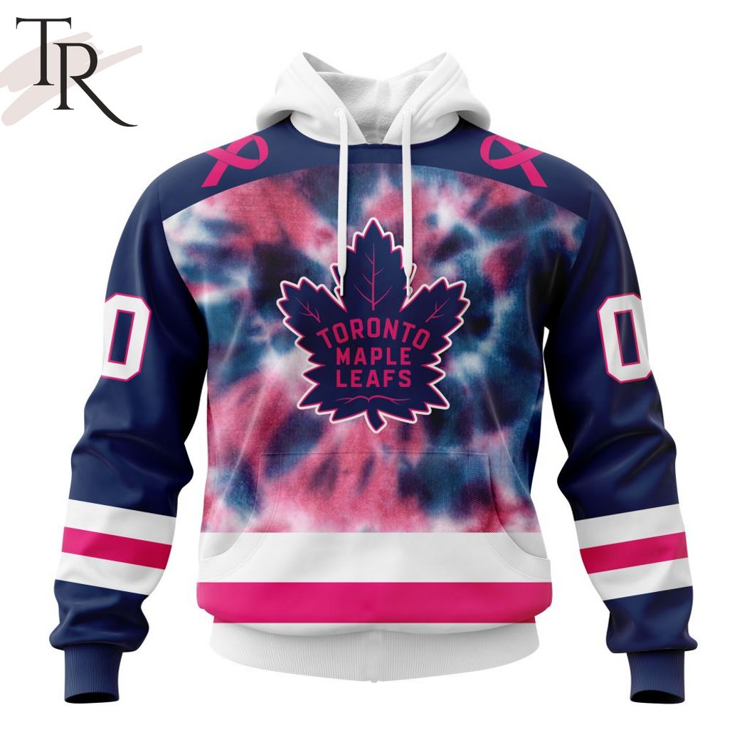 NHL Toronto Maple Leafs Specialized Hockey Jersey In Classic Style With  Paisley! Pink Breast Cancer - Torunstyle