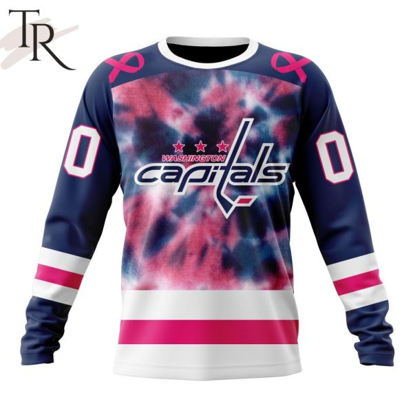Personalized NHL Washington Capitals Special Pink October Fight Breast Cancer Hoodie