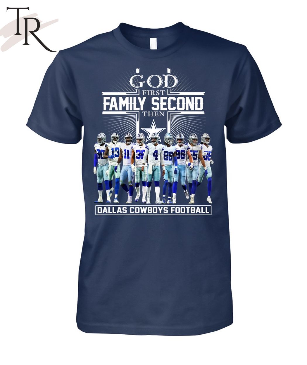 GOD First Family Second Then Dallas Cowboys Football Unisex T-Shirt