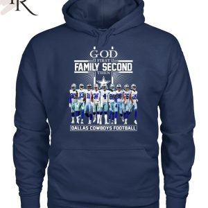 GOD First Family Second Then Dallas Cowboys Football Unisex T-Shirt -  Torunstyle