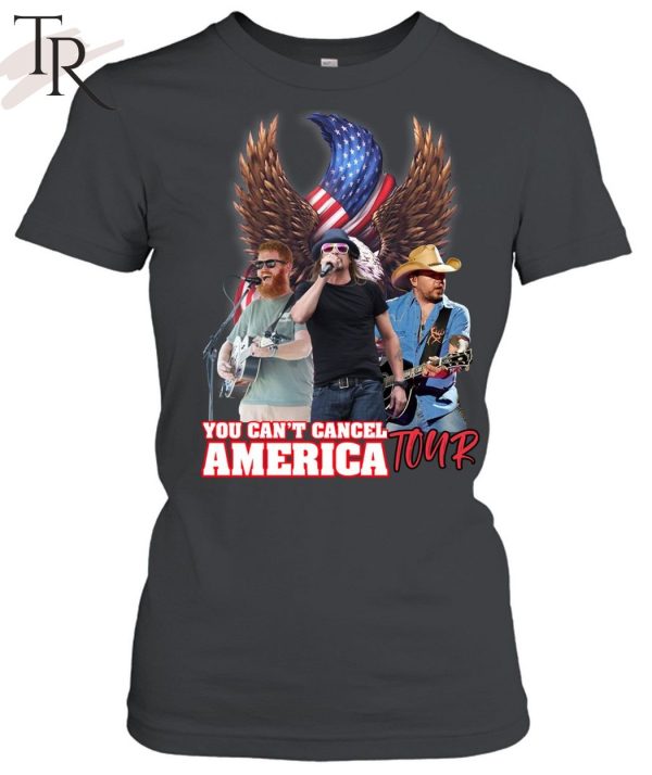 Jason, Kid Rock And Oliver Anthony’s You Can’t Cancel America Tour Unisex T-Shirt