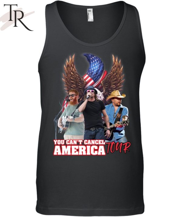 Jason, Kid Rock And Oliver Anthony’s You Can’t Cancel America Tour Unisex T-Shirt