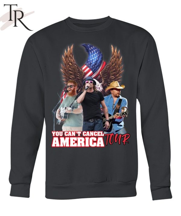 Jason, Kid Rock And Oliver Anthony’s You Can’t Cancel America Tour Unisex T-Shirt