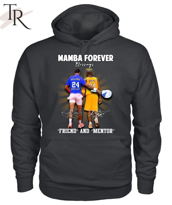 Kobe Bryant, Novak Djokovic Mamba Forever Friend And Mentor Blessings Unisex T-Shirt