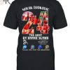 Novak Djokovic Mamba Forever 24 Grand Slams Thank You For The Memories Unisex T-Shirt