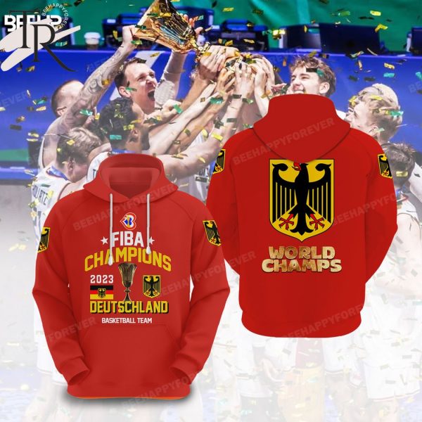 Germany Basketball Team World Champions 2023 3D Shirt – Red
