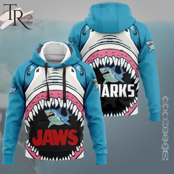 Jaws Horror Shark T-Shirt Hoodie