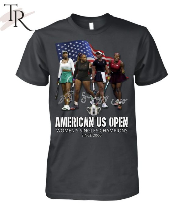 American US Open Women’s Singles Champions Since 2000 Unisex T-Shirt