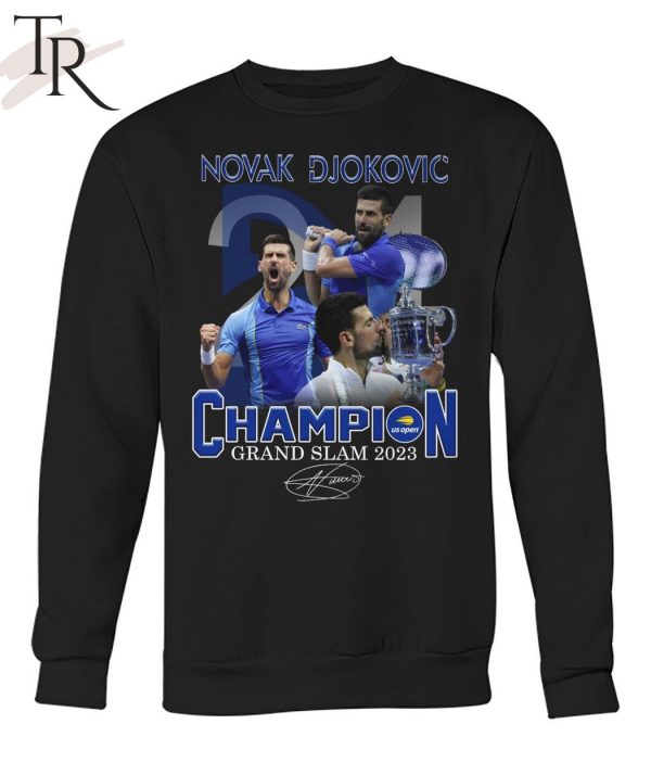 Novak Djokovic Champion Grand Slam 2023 Signature Unisex T-Shirt