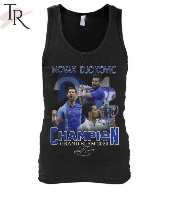 Novak Djokovic Champion Grand Slam 2023 Signature Unisex T-Shirt