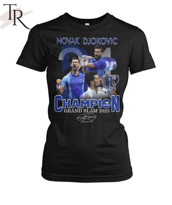 Novak Djokovic Champion Grand Slam 2023 Signature Unisex T-Shirt