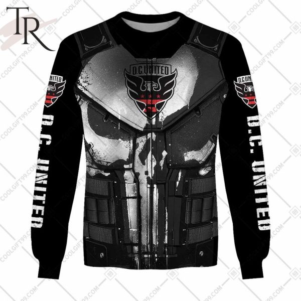 Personalized MLS D.C. United Punisher Design Hoodie